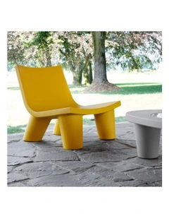 Seduta Low Lita Chair in Saffron Yellow