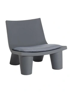 Seduta Low Lita Chair in Dove Grey