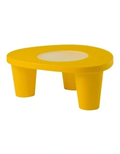 Low Lita Tavolino Table in Saffron Yellow