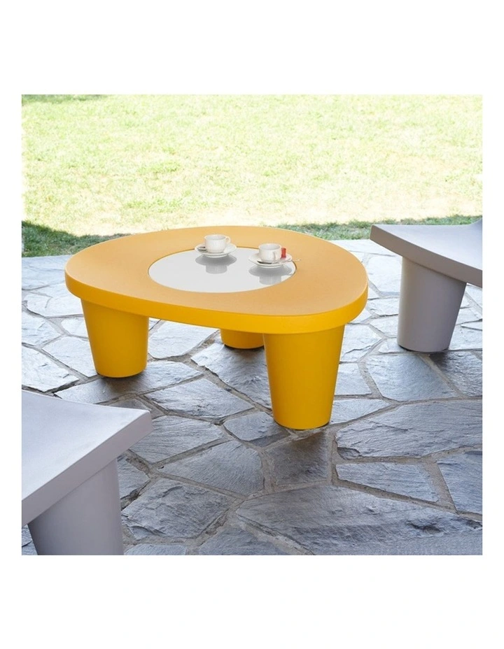 Low Lita Tavolino Table in Saffron Yellow image 2