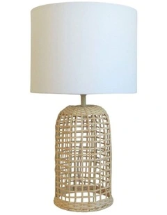 Brizo Rattan Table Lamp