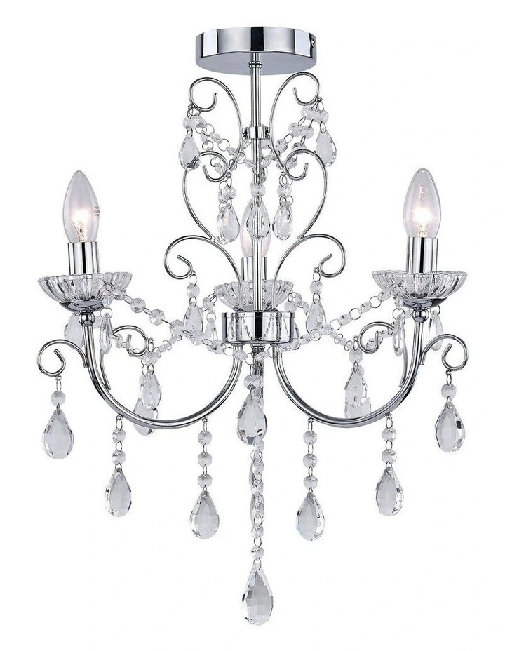 Renaissance Chandelier Light Small in Silver image 2