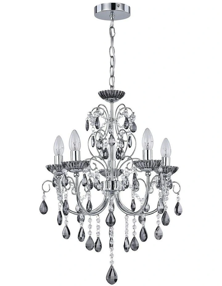 Rovert Chandelier Light Small in Silver image 1