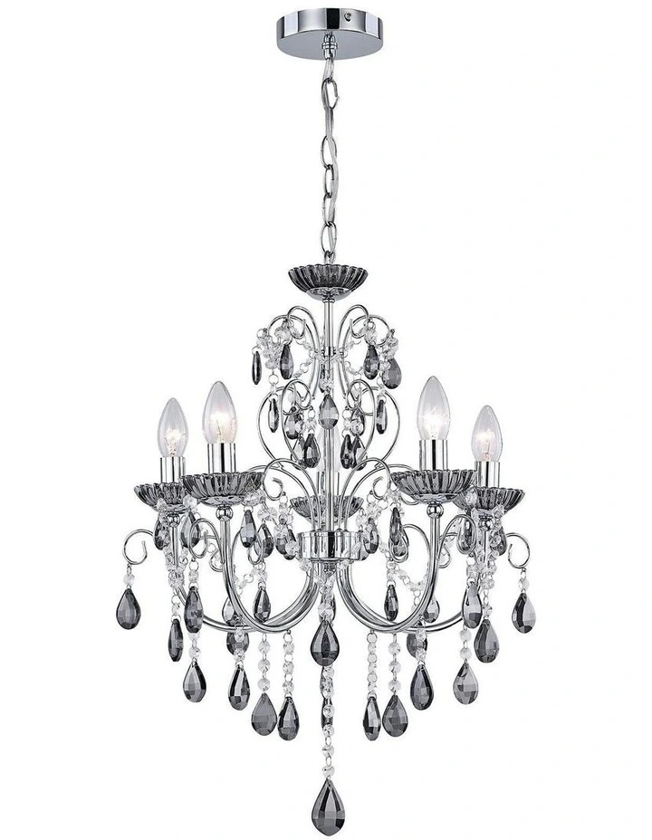 Rovert Chandelier Light Small in Silver image 2
