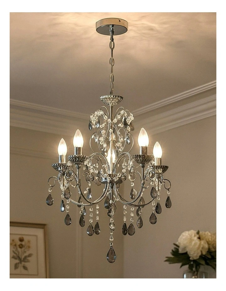 Rovert Chandelier Light Small in Silver image 3