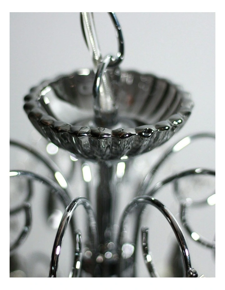 Rovert Chandelier Light Large in Silver image 4
