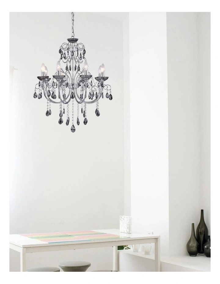 Rovert Chandelier Light Large in Silver image 6