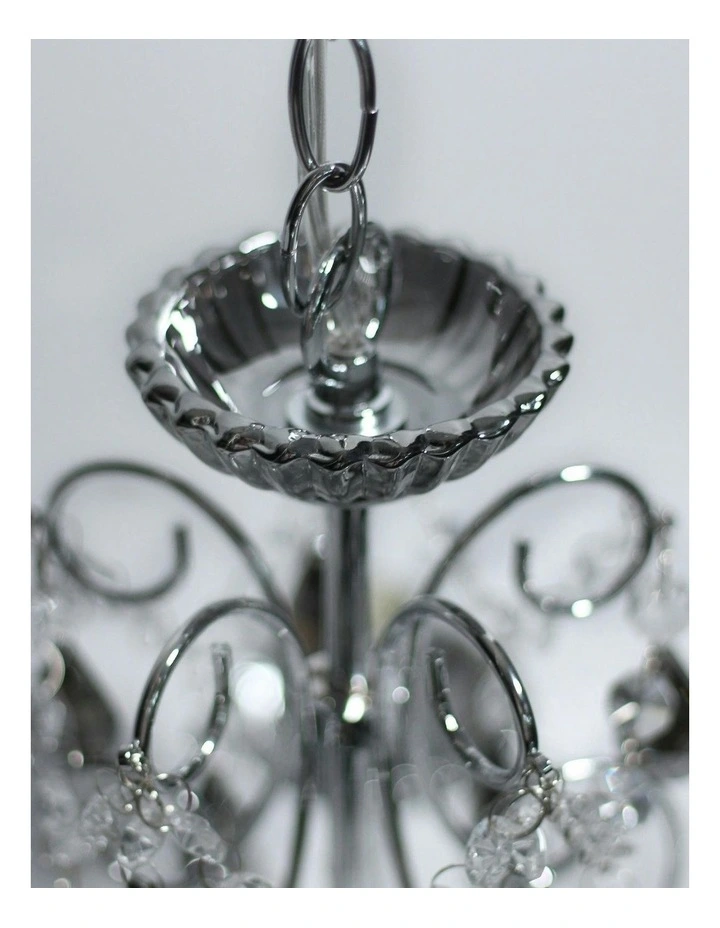 Rovert Chandelier Light Large in Silver image 7