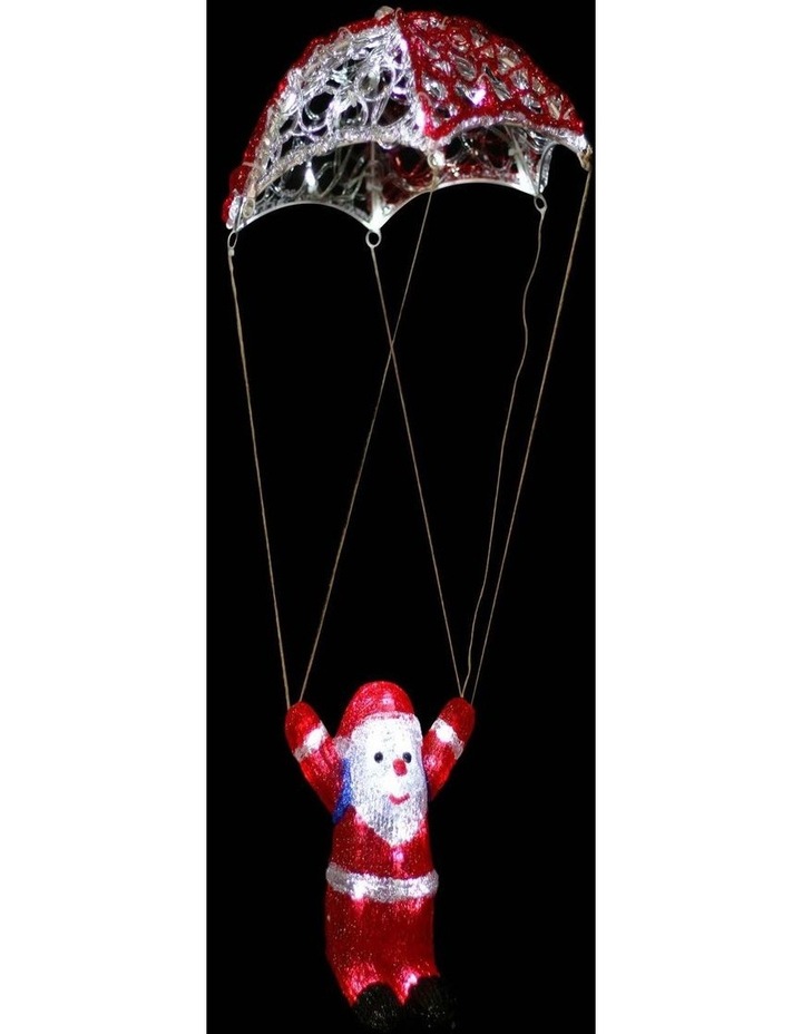 Acrylic Parachuting Santa H60cm image 1