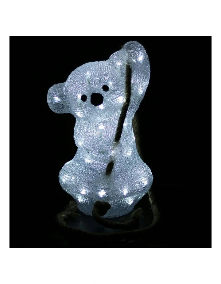 Acrylic Koala Christmas Light 40cm image 3