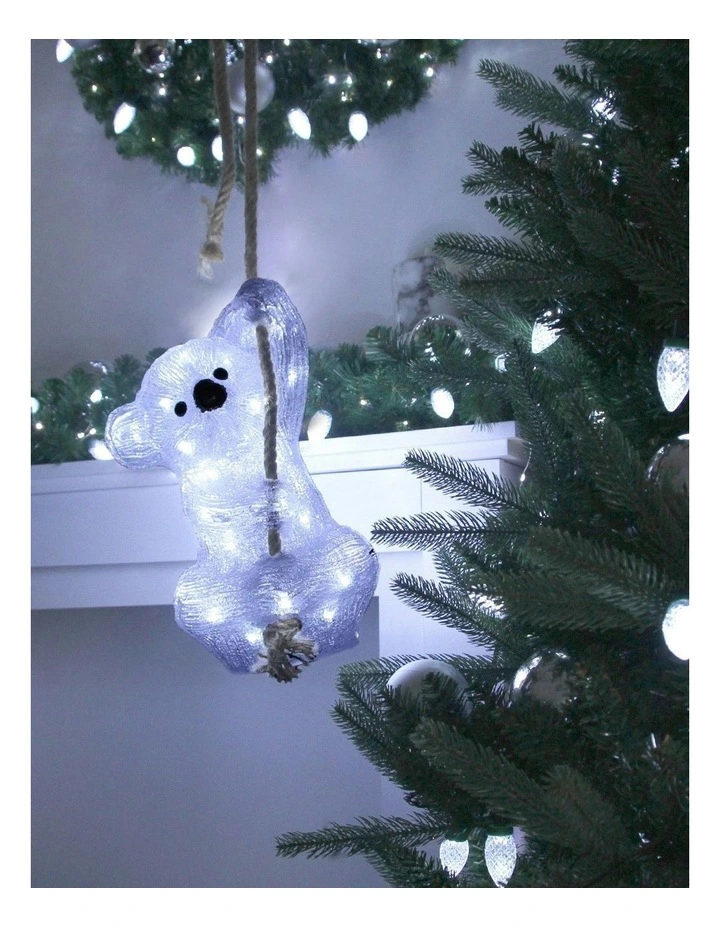Acrylic Koala Christmas Light 40cm image 4