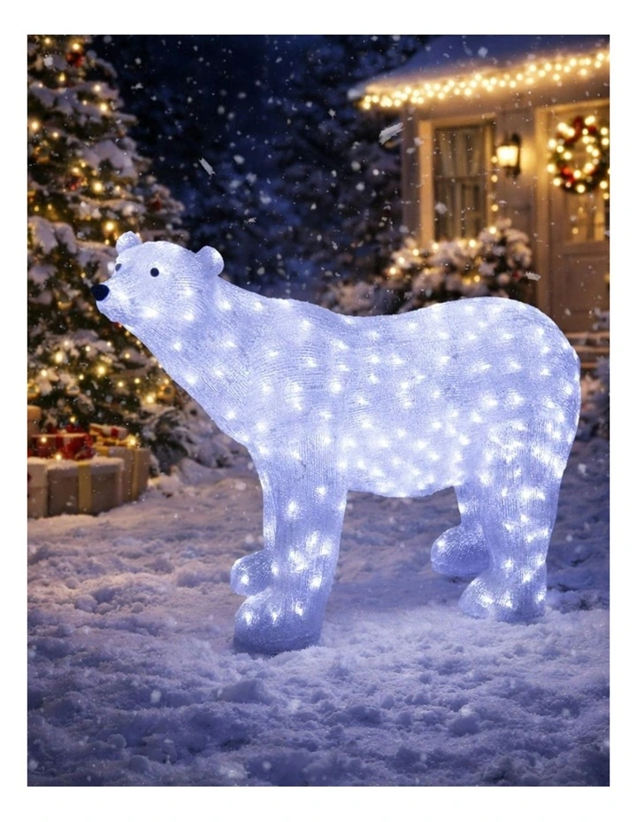 Acrylic Polar Bear Christmas Light 75cm image 4