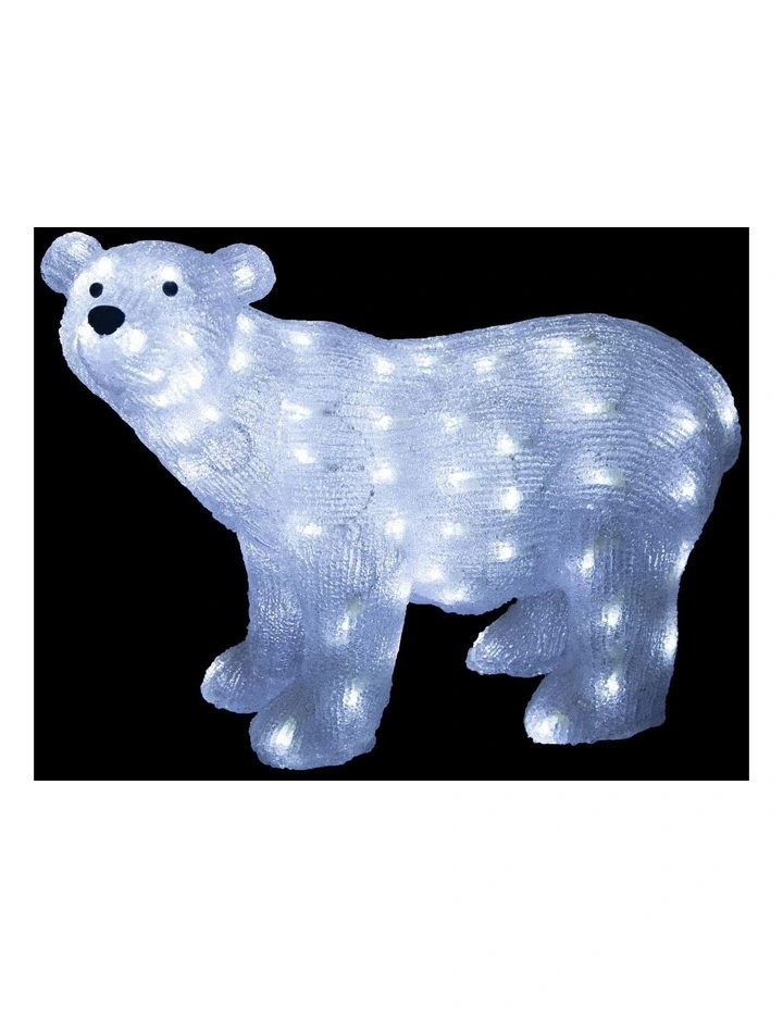 Acrylic Polar Bear Christmas Light 42cm image 3