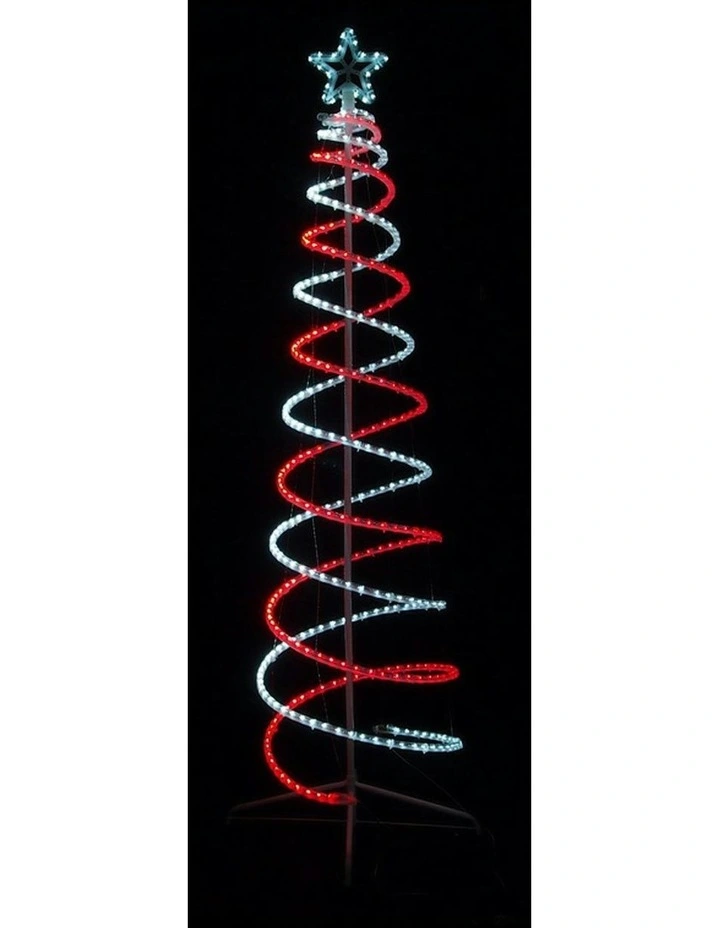 LED Double Spiral Tree Light 2.1m image 3