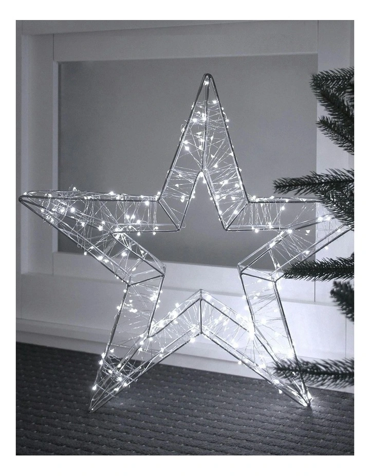 Dual Colour 3 Size Options LED Christmas Star Light 60cm image 3