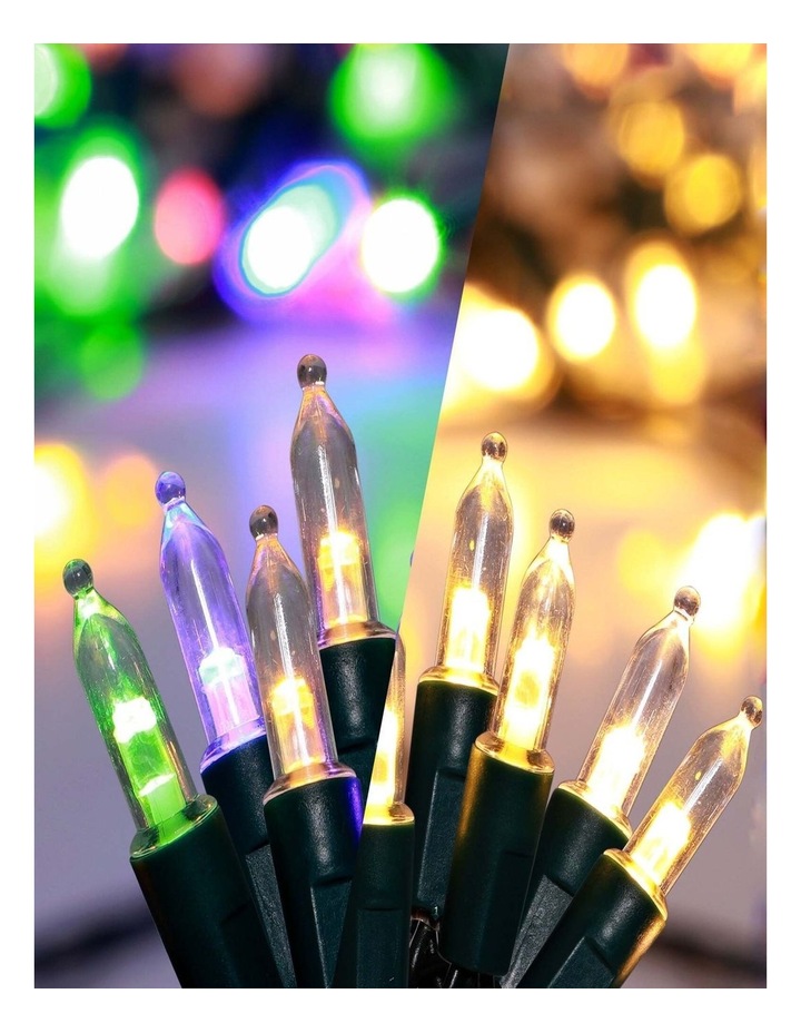 2 Cable Colour Options 300 Mini LED Connectable Traditional String Lights image 1