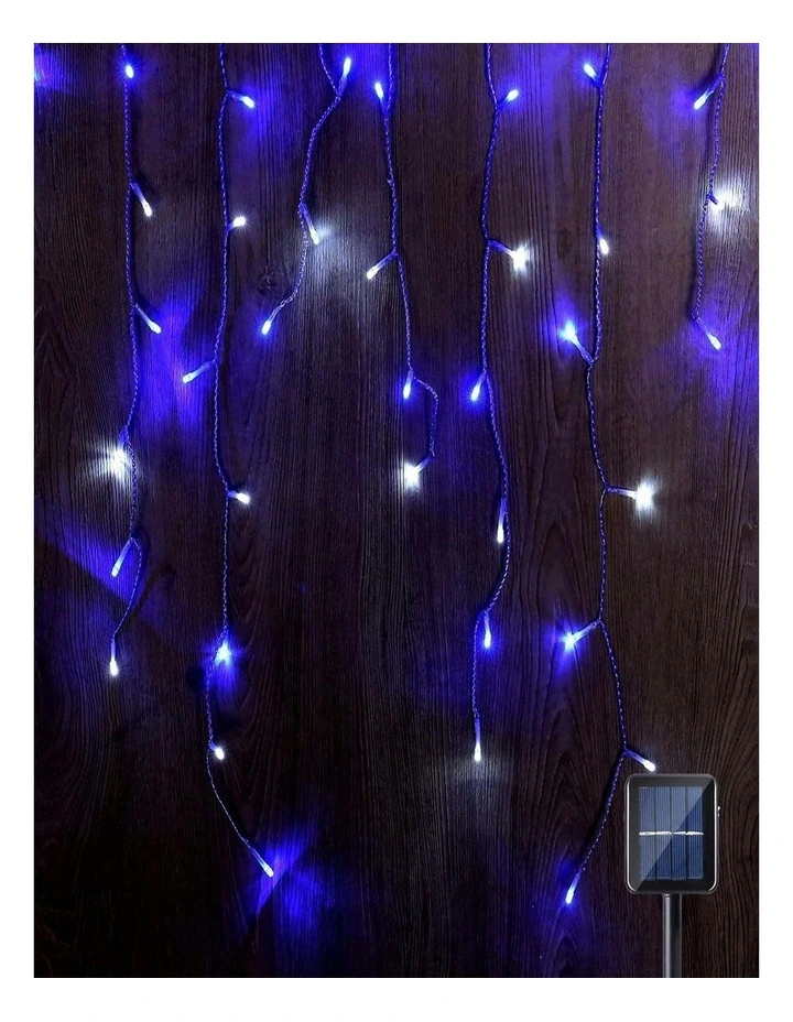 Solar 4 Colour Options 480 LED Icicle Light image 1