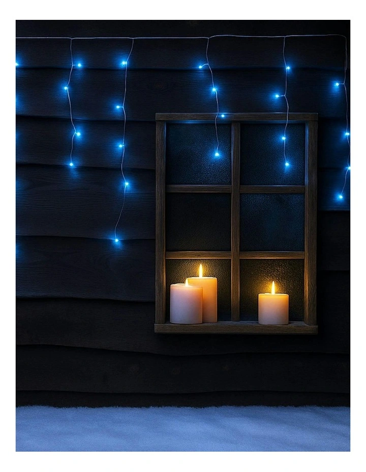 Solar 4 Colour Options 480 LED Icicle Light image 2