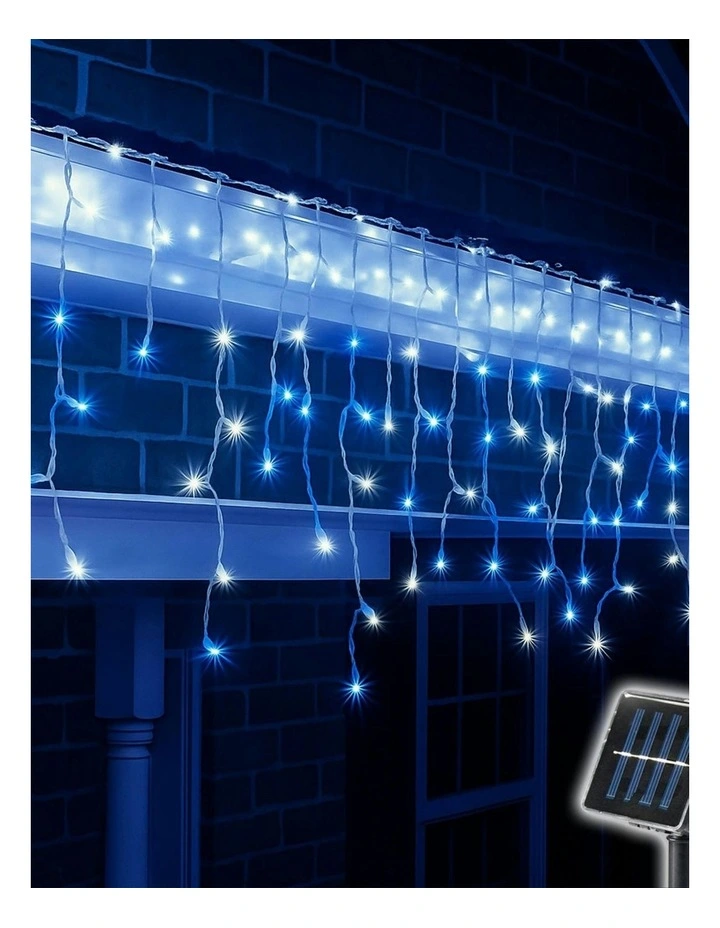 Solar 4 Colour Options 480 LED Icicle Light image 3