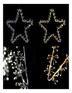 Starburst Star Christmas Display Wall Light