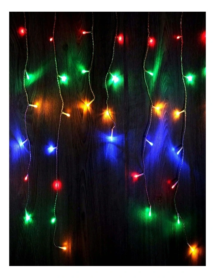 500 LED Connectable Icicle Light in Multicolour image 1