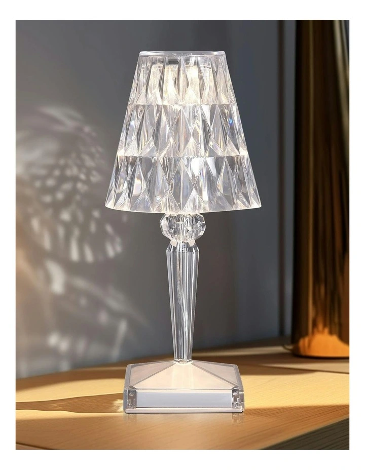 Eugenia Touch Table Lamp in Silver image 3