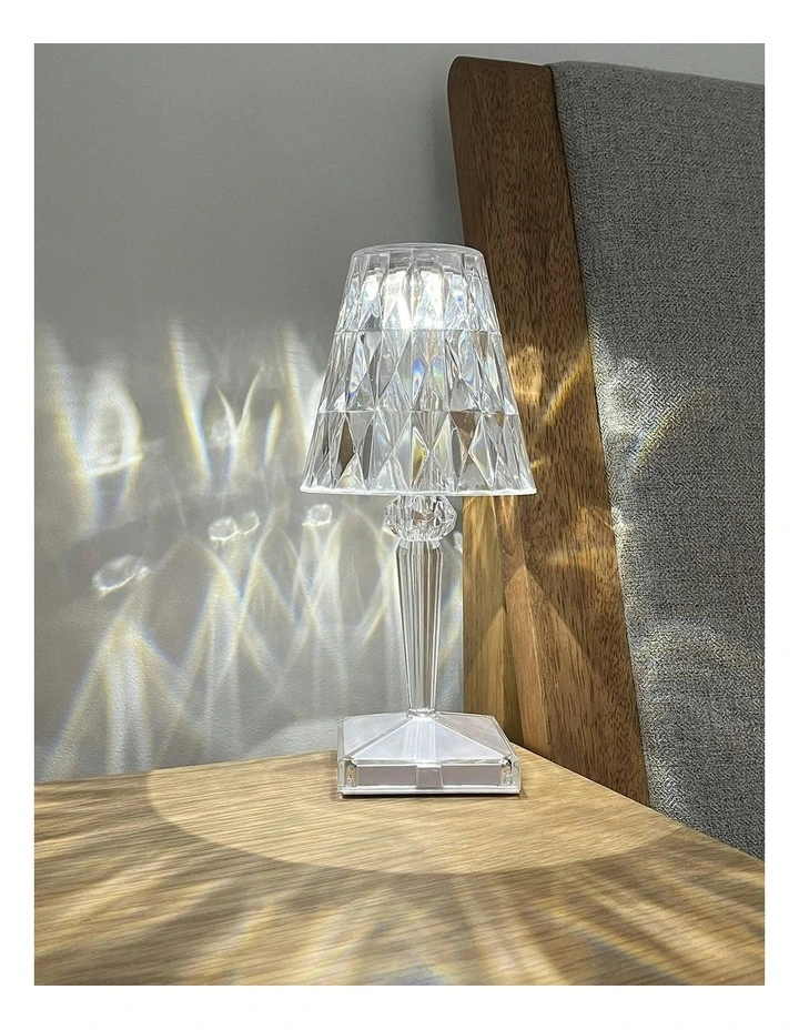 Eugenia Touch Table Lamp in Silver image 5