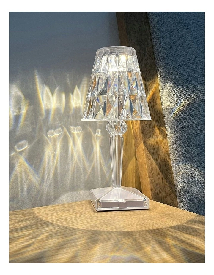 Eugenia Touch Table Lamp in Silver image 6