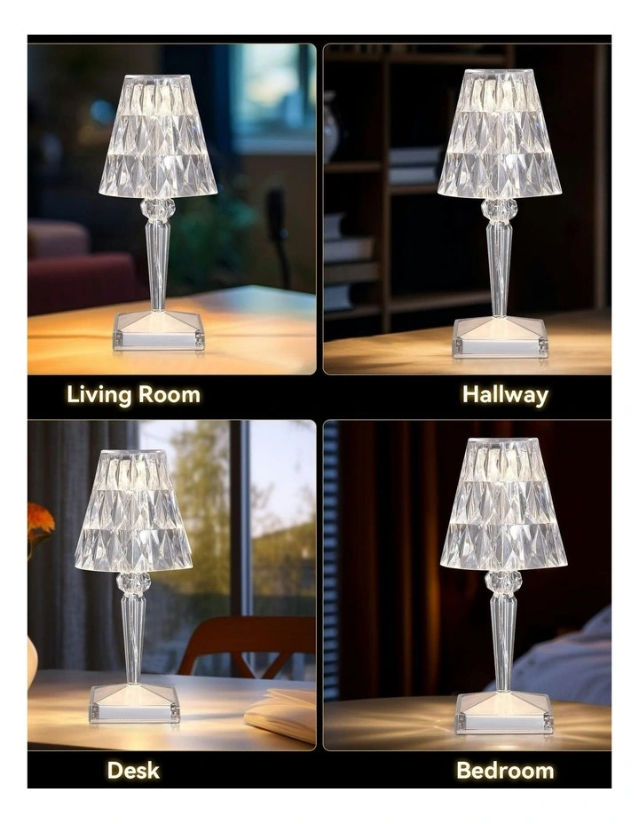 Eugenia Touch Table Lamp in Silver image 7