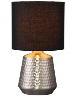 Hyde Touch Table Lamp in Satin Chrome