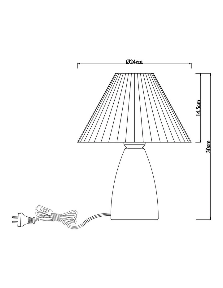 Navia Table Lamp in Grey image 7