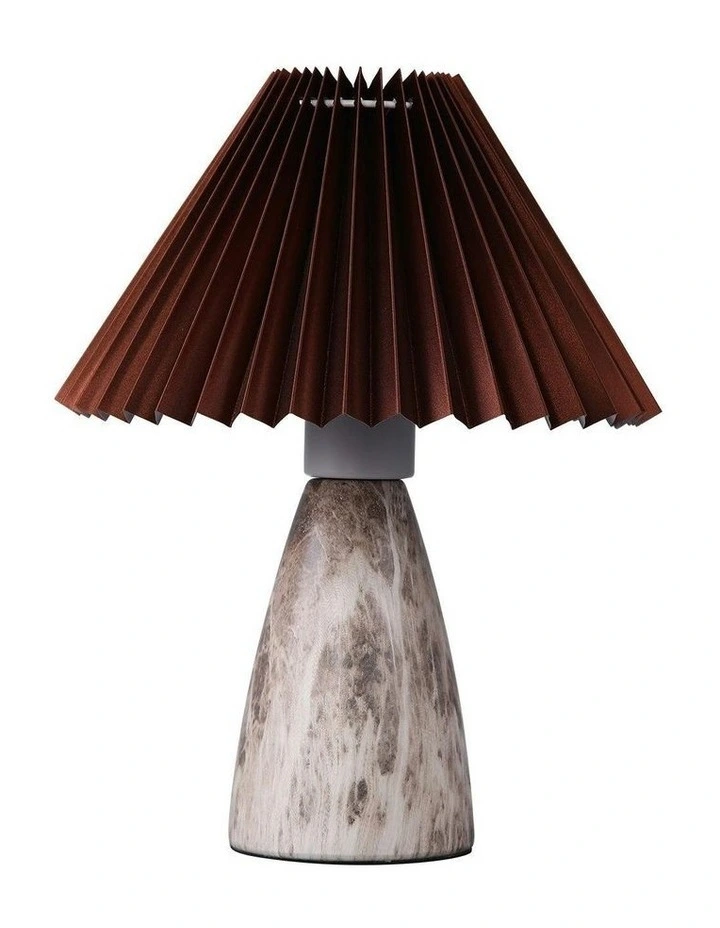 Navia Table Lamp in Brown image 1