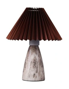 Navia Table Lamp in Brown