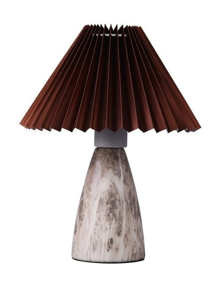 Navia Table Lamp in Brown image 1
