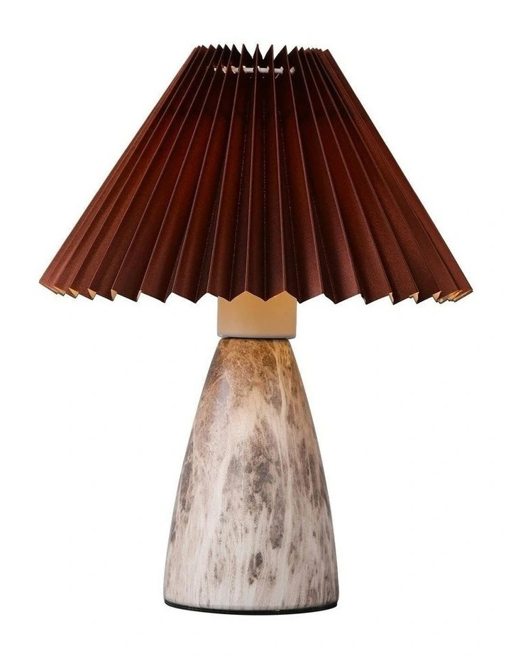 Navia Table Lamp in Brown image 2