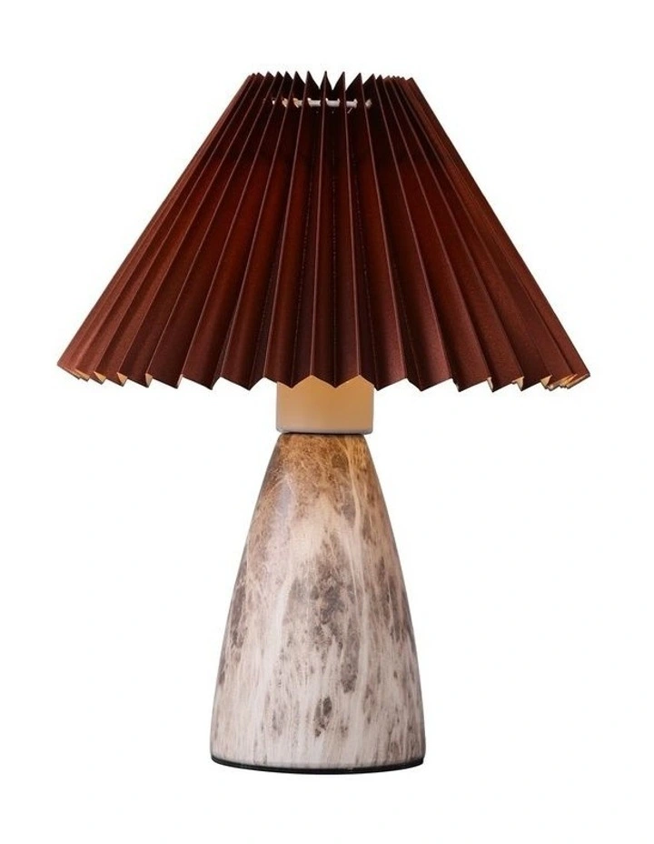 Navia Table Lamp in Brown image 3