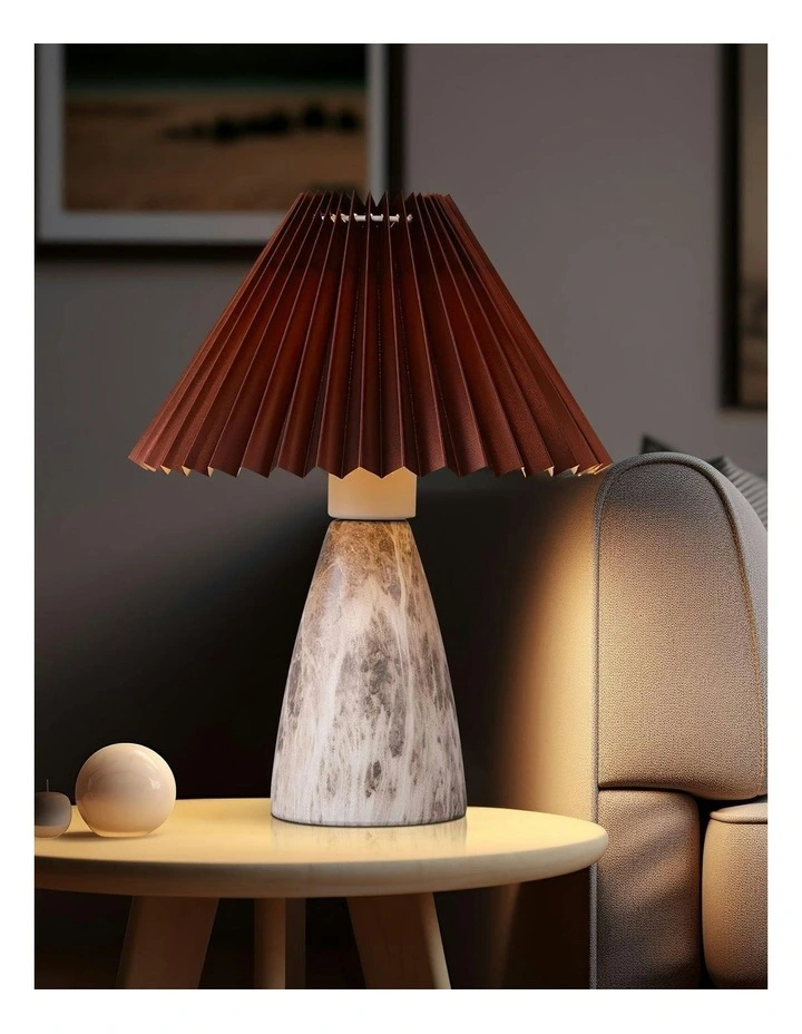 Navia Table Lamp in Brown image 4