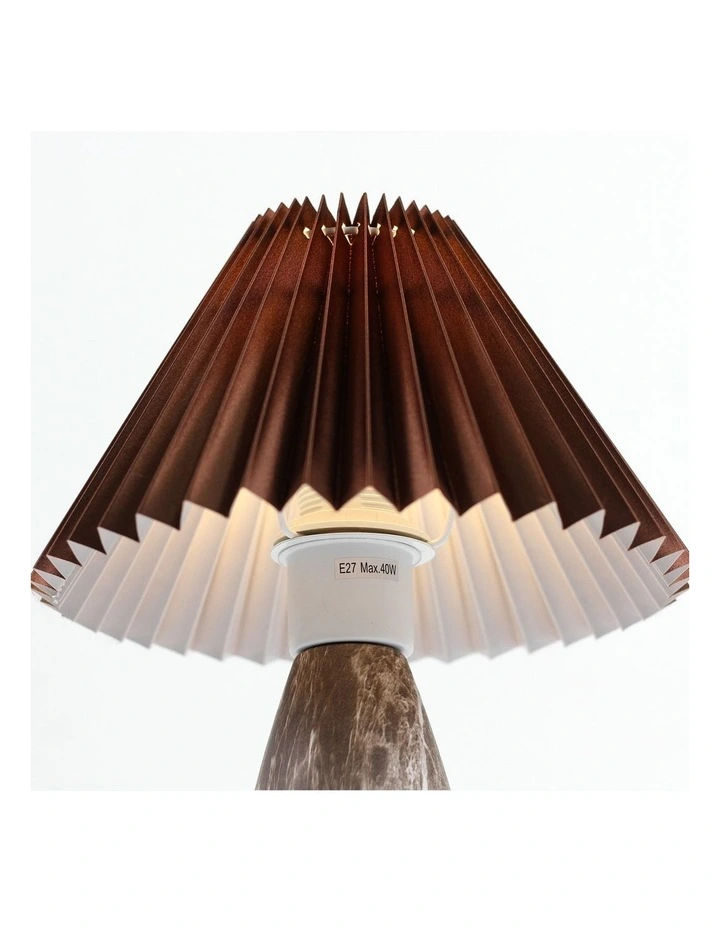 Navia Table Lamp in Brown image 4