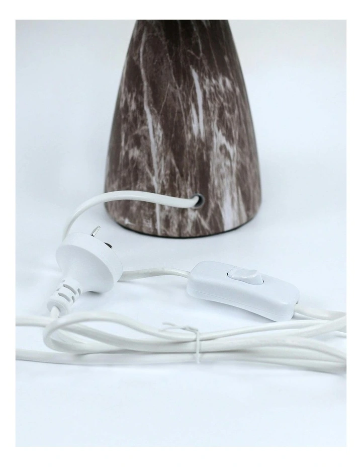 Navia Table Lamp in Brown image 7