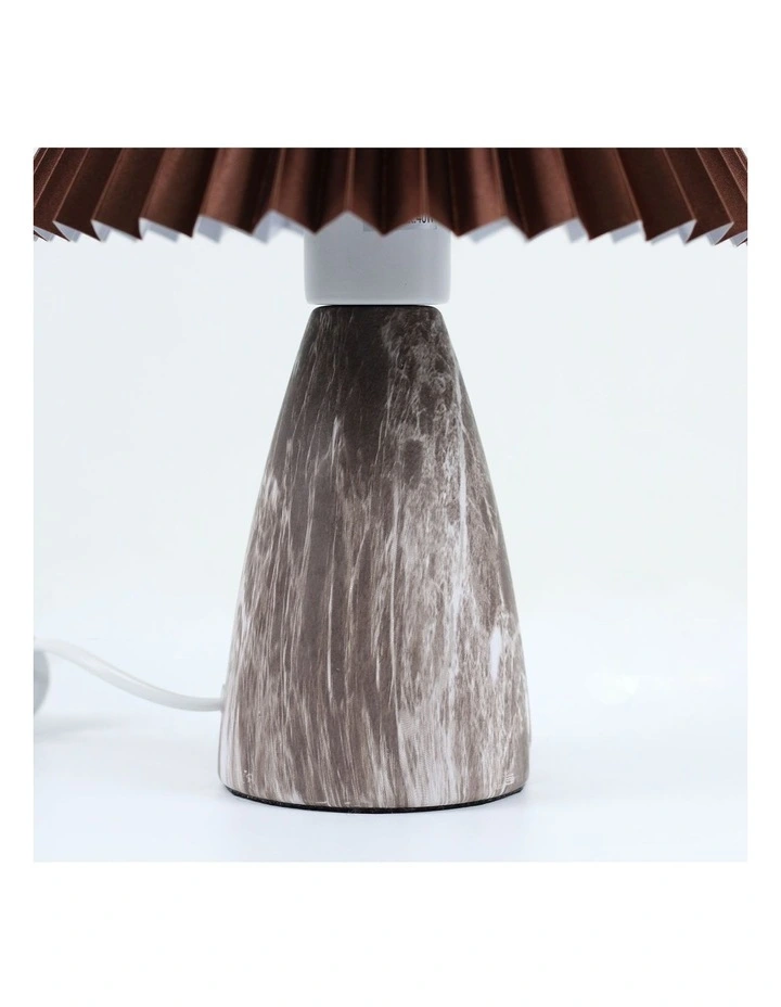 Navia Table Lamp in Brown image 7