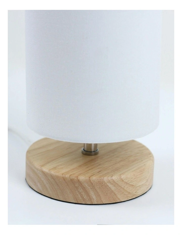Mano Cylinder Table Lamp Set of 2 in White/Natural image 4