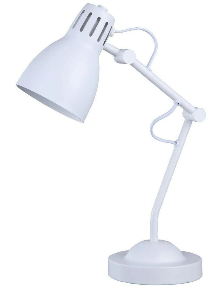 Nord Metal Table Lamp in White image 1