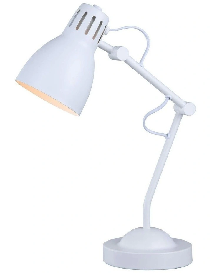 Nord Metal Table Lamp in White image 2