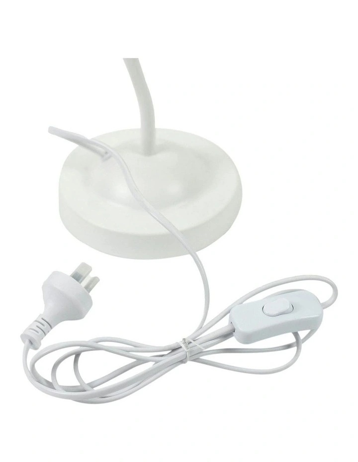 Nord Metal Table Lamp in White image 3