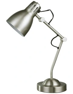 Nord Metal Table Lamp in Satin Chrome