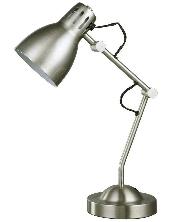 Nord Metal Table Lamp in Satin Chrome image 1