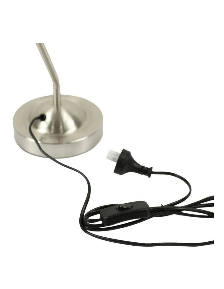 Nord Metal Table Lamp in Satin Chrome image 3