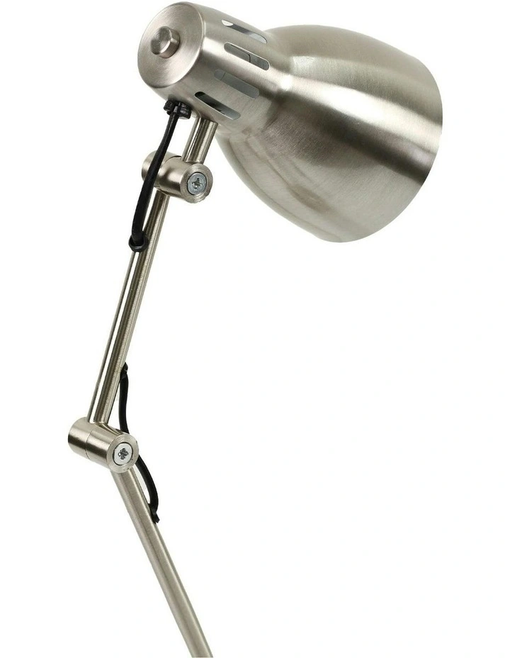 Nord Metal Table Lamp in Satin Chrome image 4