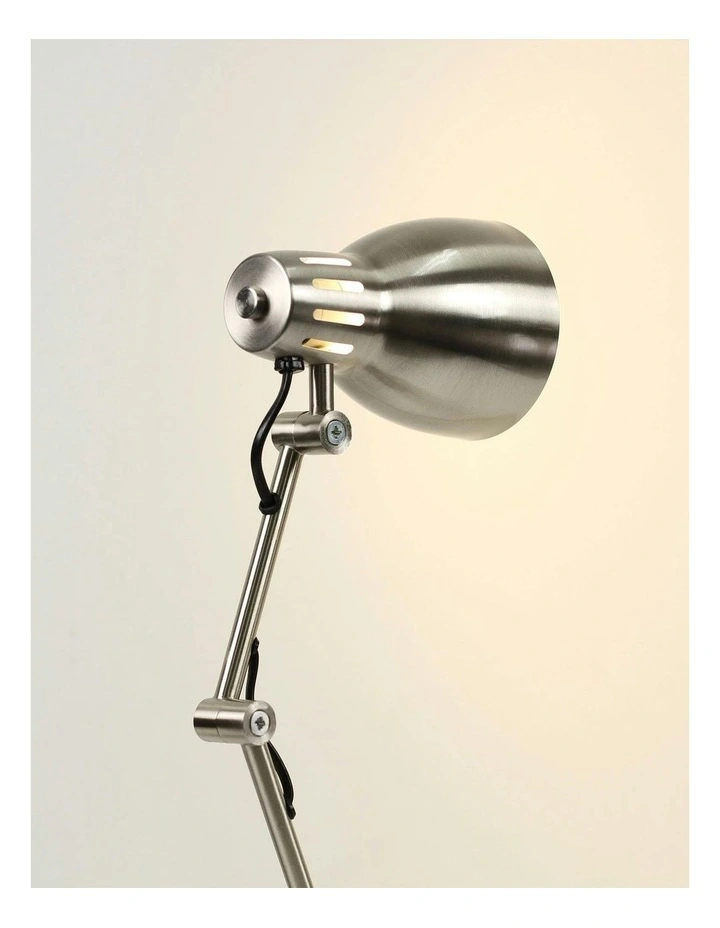 Nord Metal Table Lamp in Satin Chrome image 5