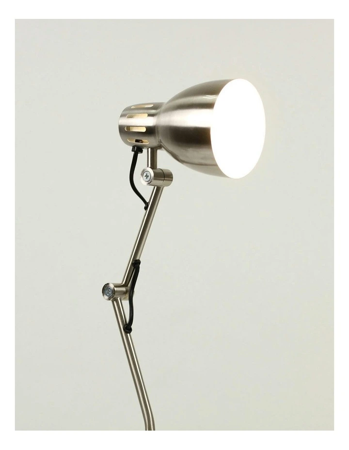 Nord Metal Table Lamp in Satin Chrome image 6